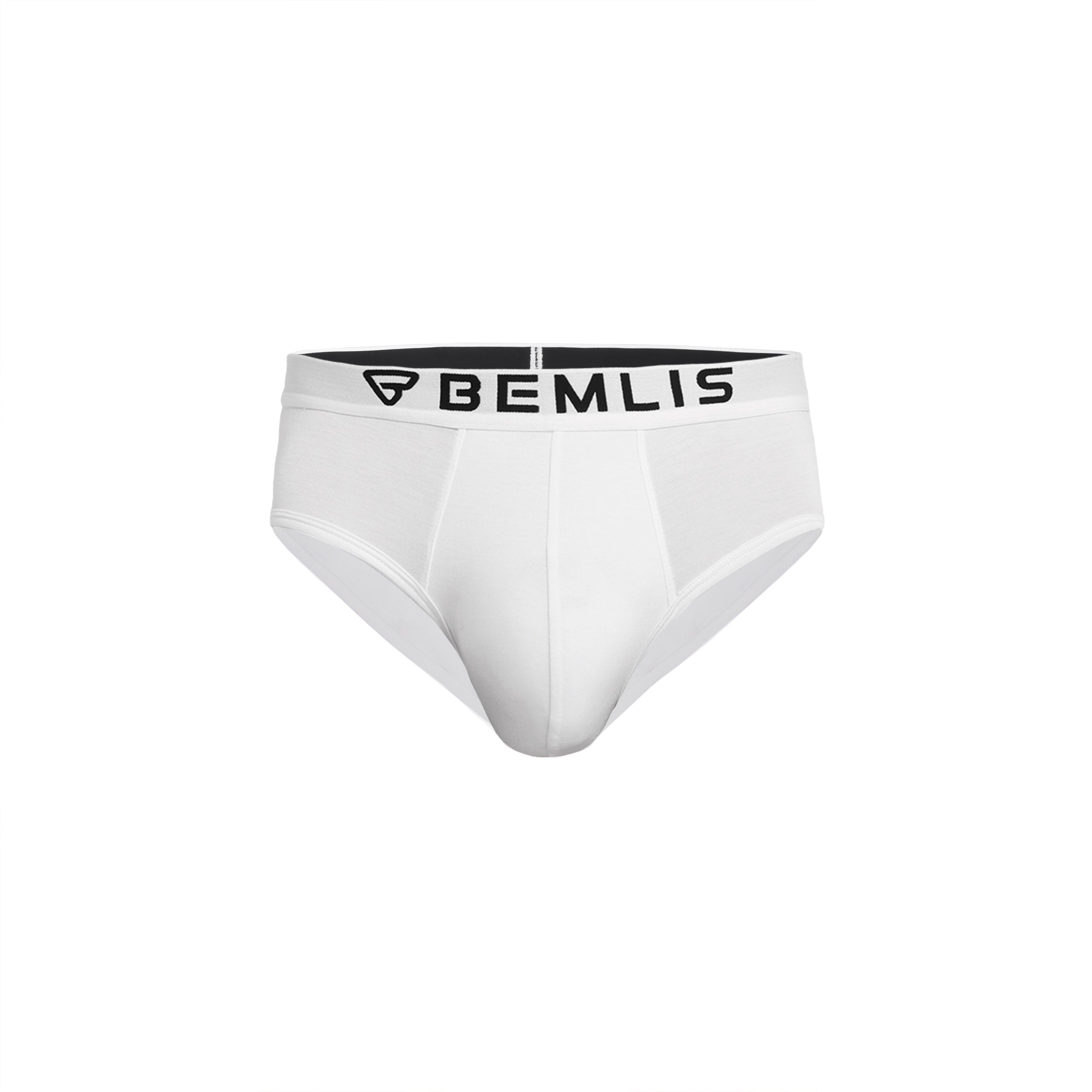 Brief blanco pluma