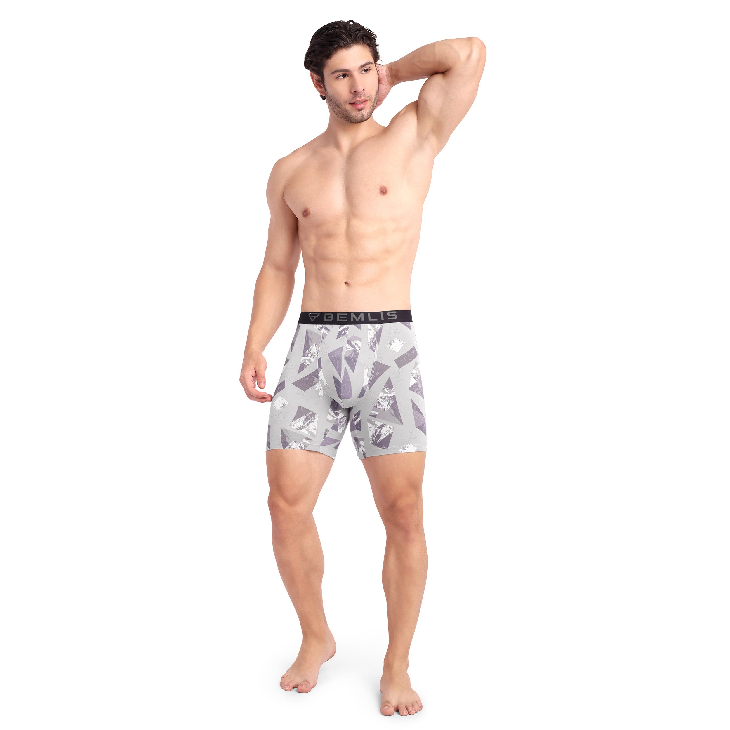 Silver Prism Boxer Brief