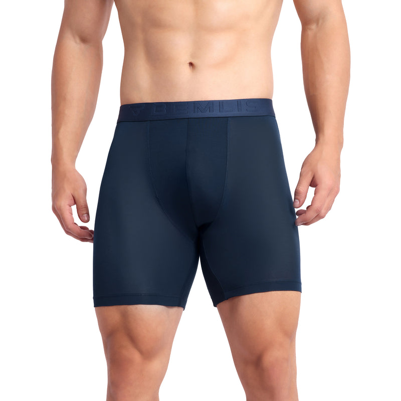 Steel Navy Boxer Brief