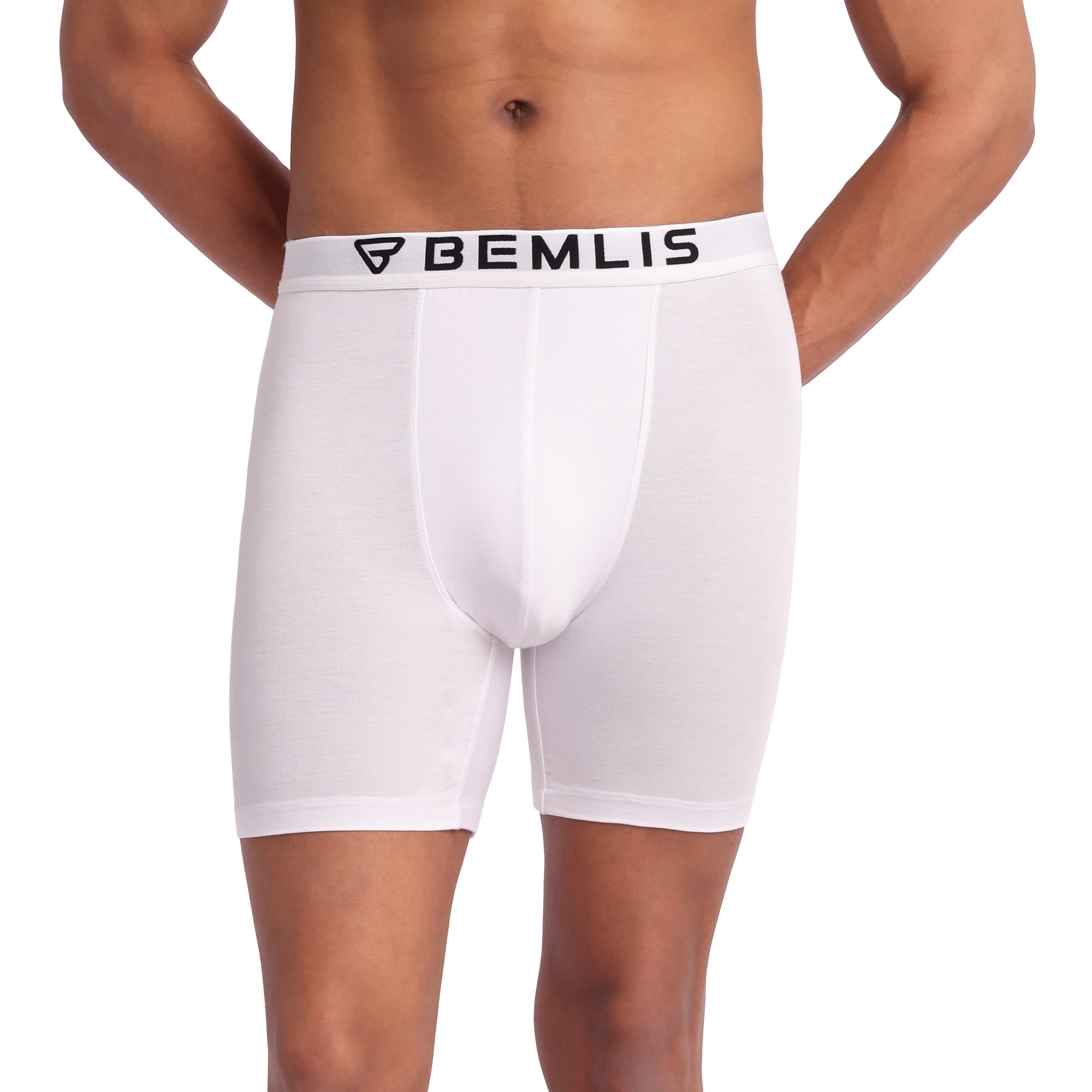 Feather White Boxer Brief