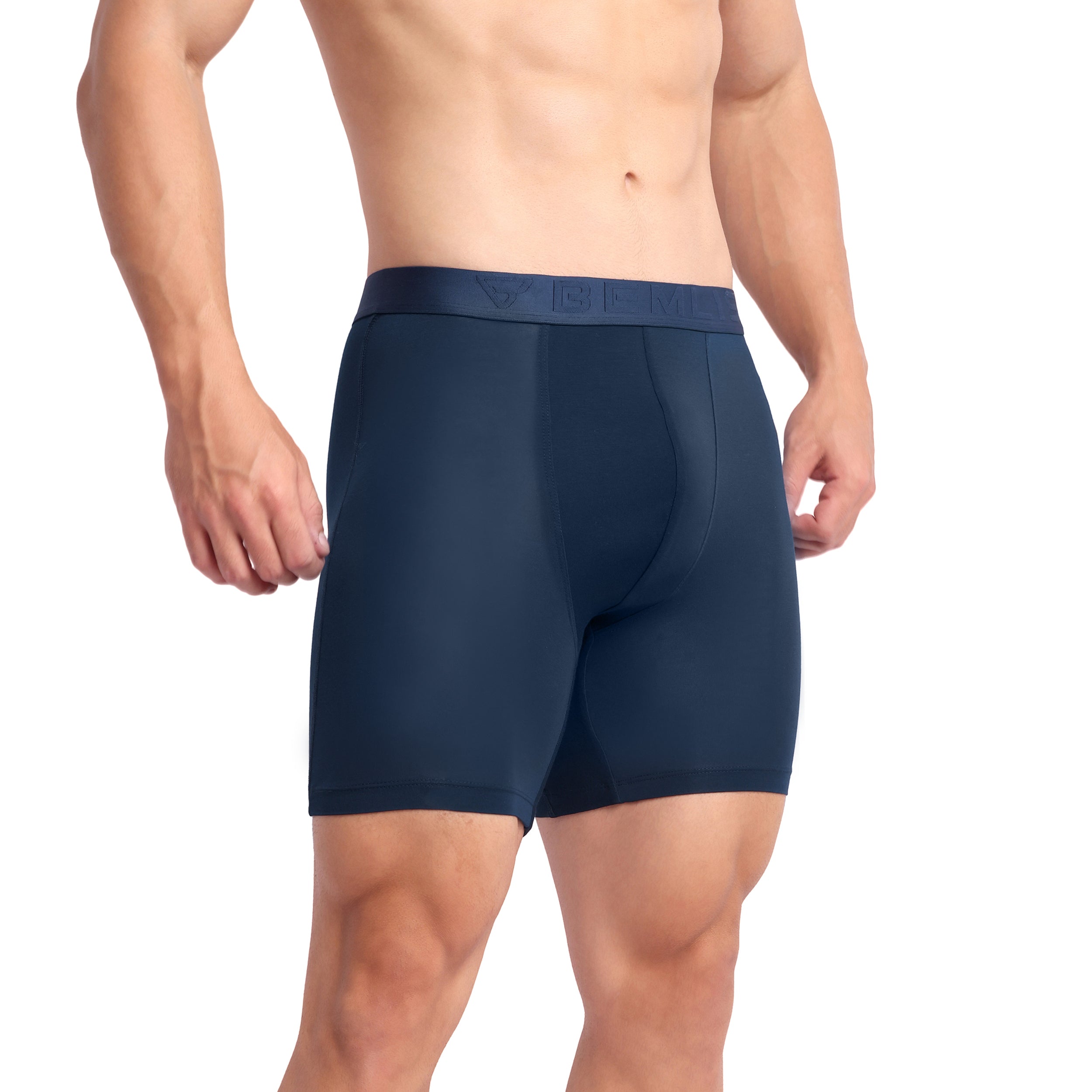 Steel Navy Boxer Brief