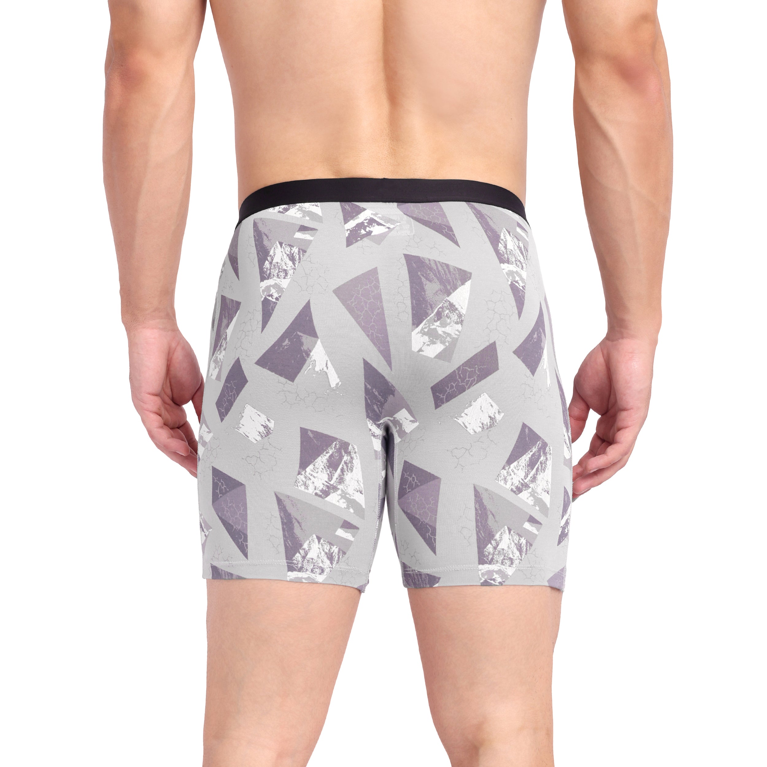 Silver Prism Boxer Brief