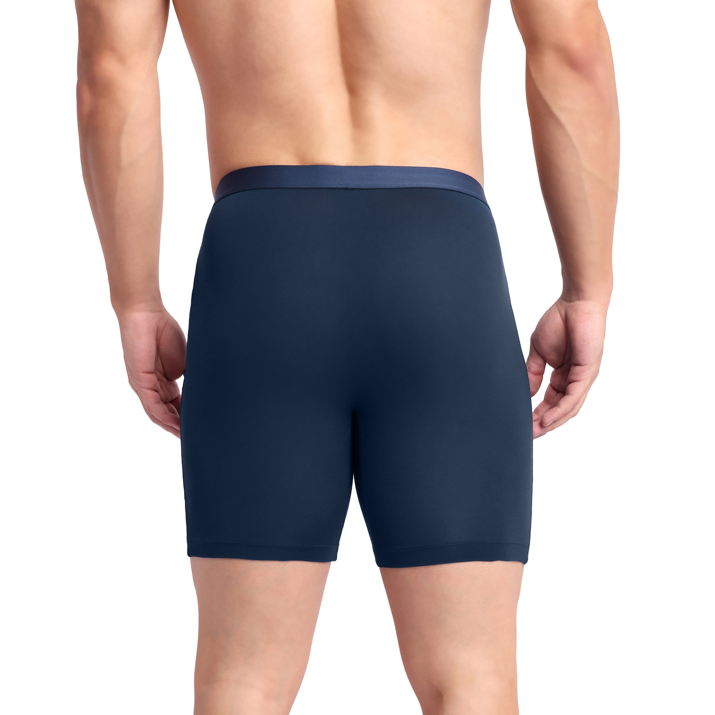 Steel Navy Boxer Brief