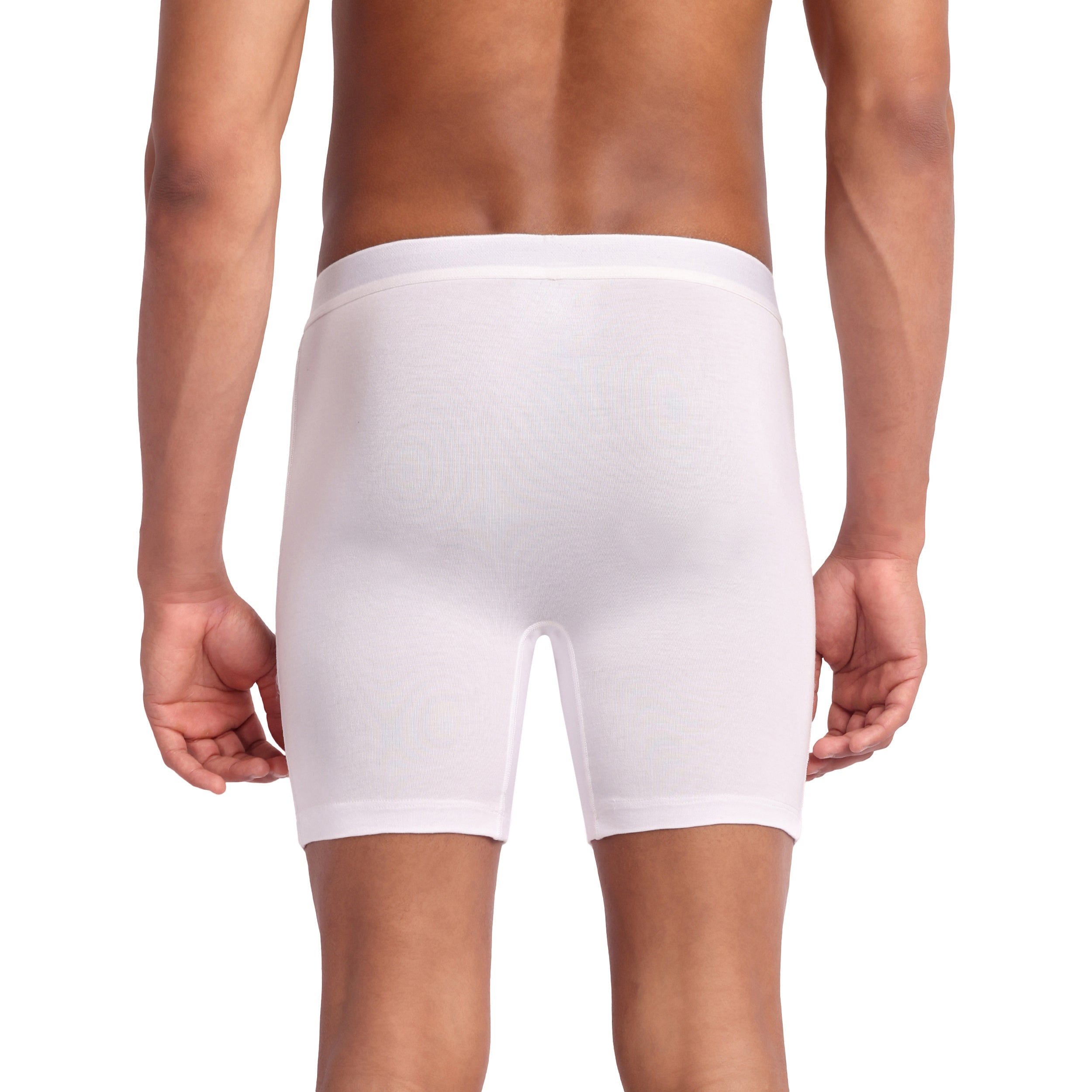Feather White Boxer Brief