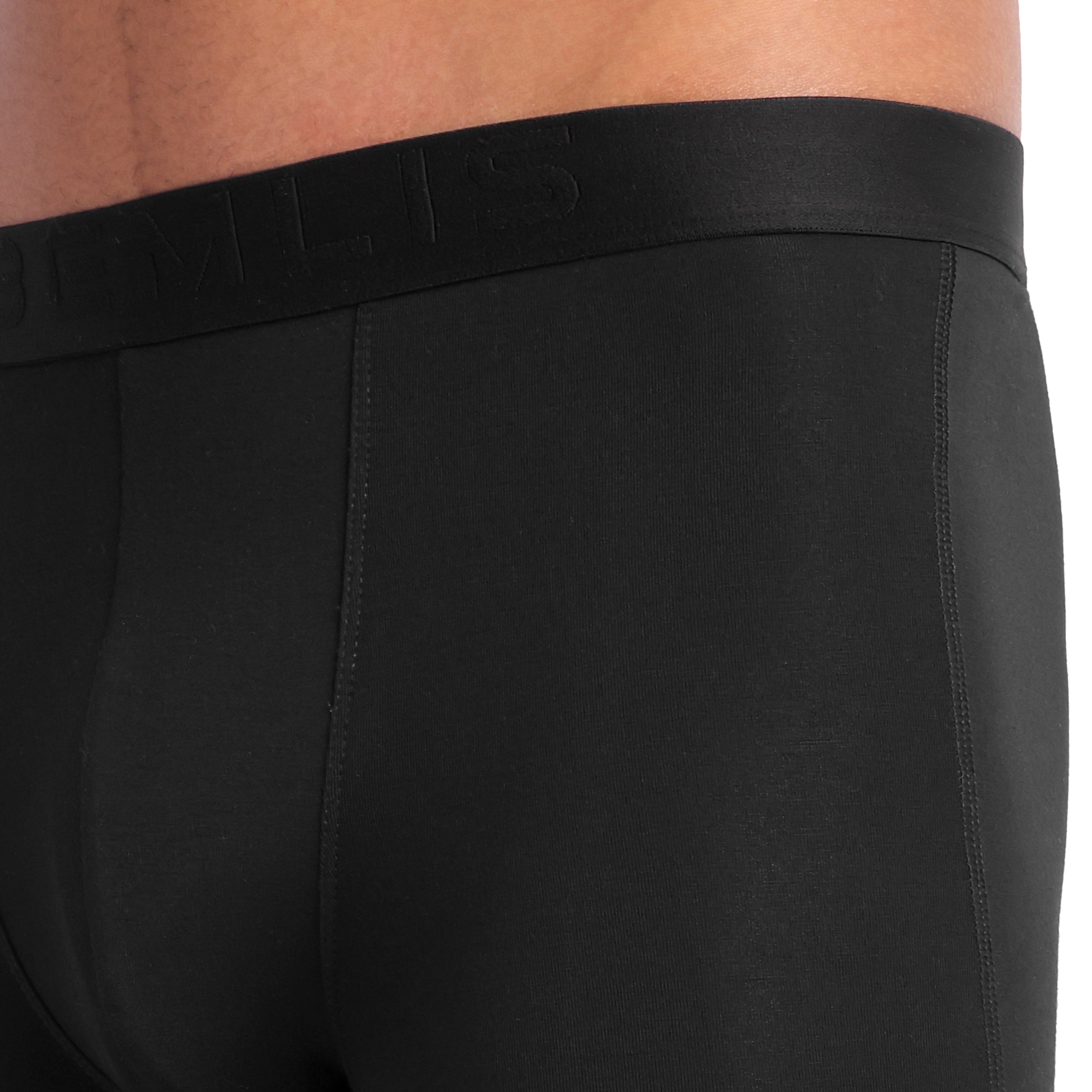 Boxer Brief Combo Pack Of 2-Black(Dark Matter + Dark Matter)