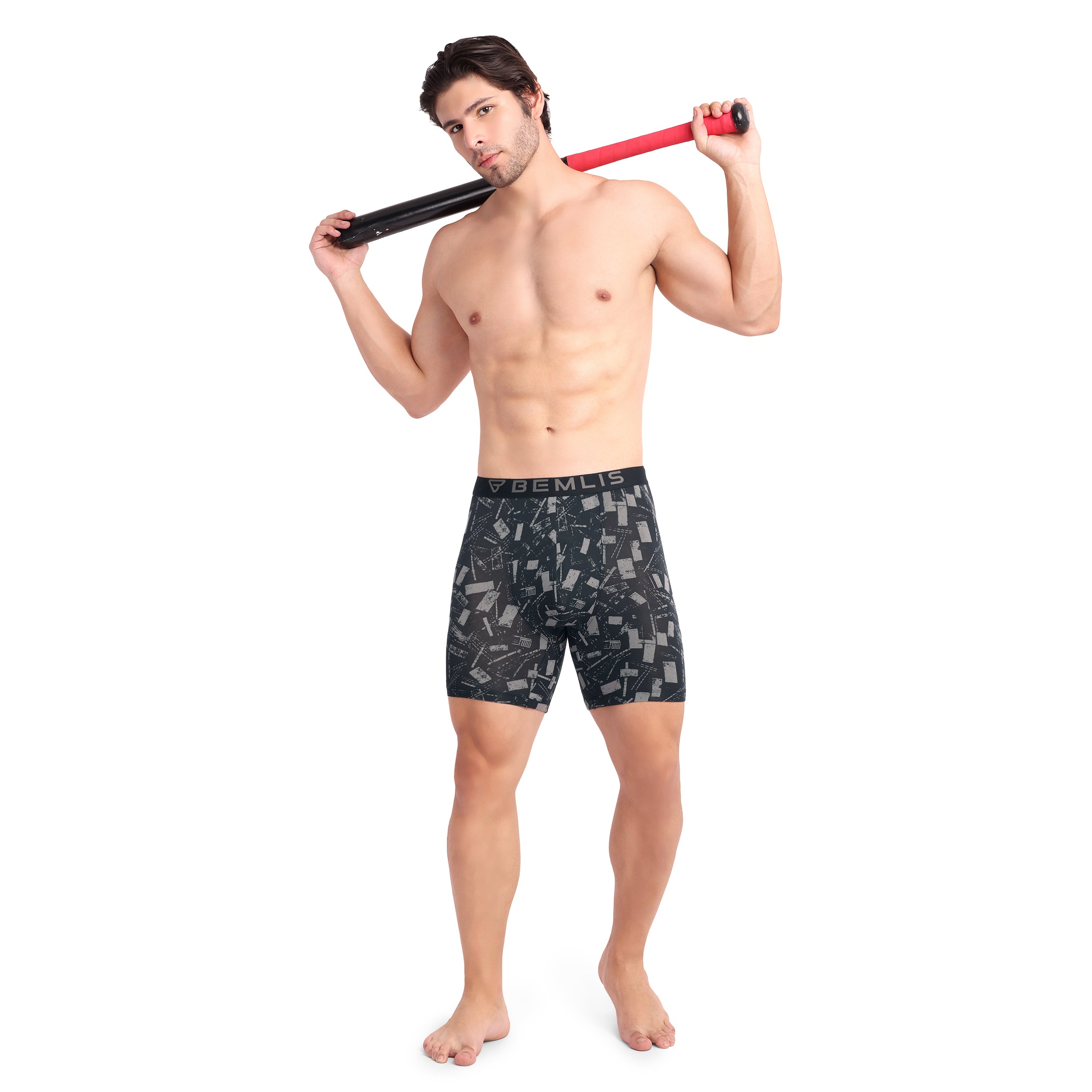 Obsidian Abstract Pro Boxer Brief
