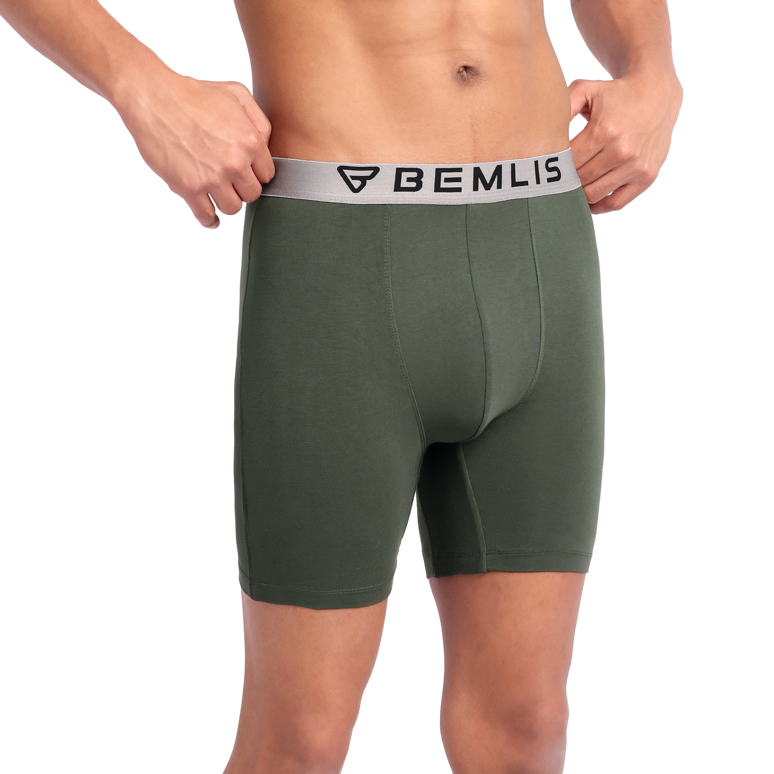 Deep Olive Boxer Brief