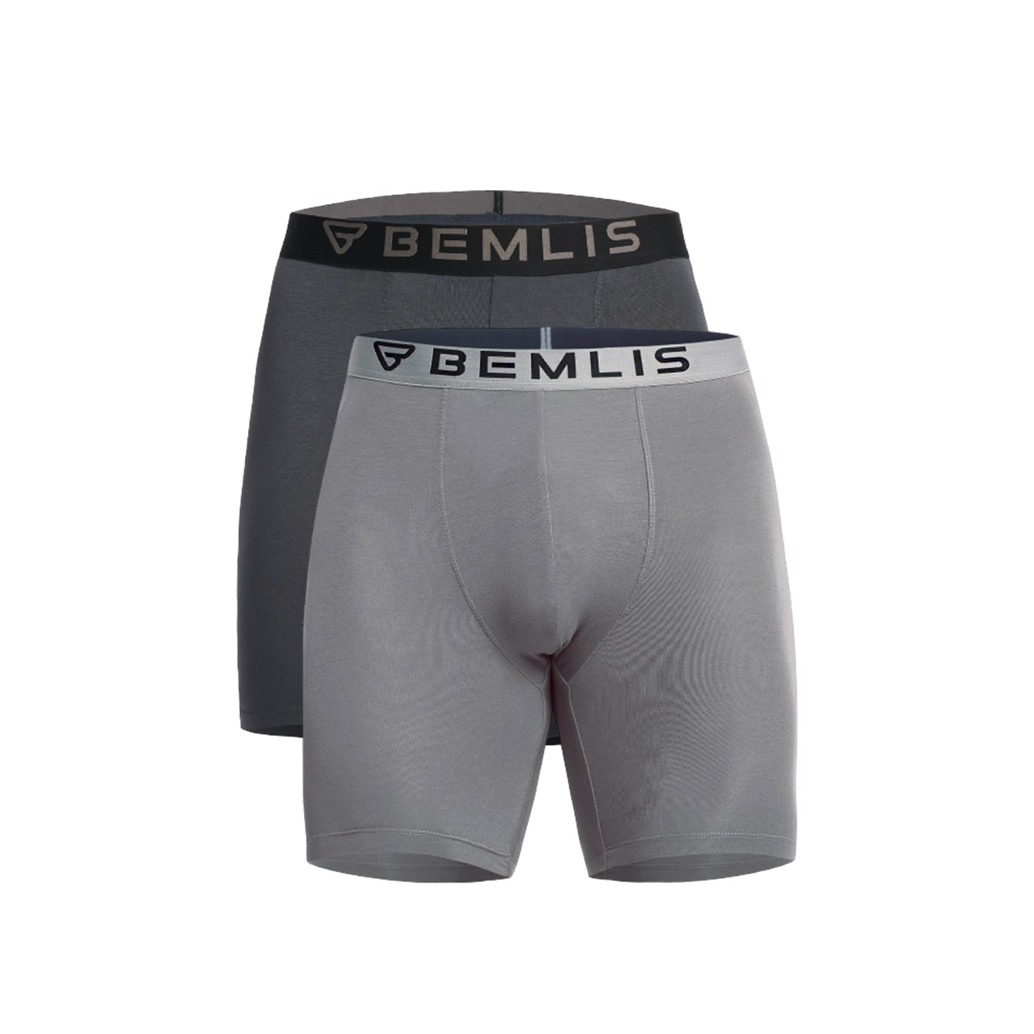 Boxer Brief Combo Pack Of 2(Dove Gray + Gun Metal)