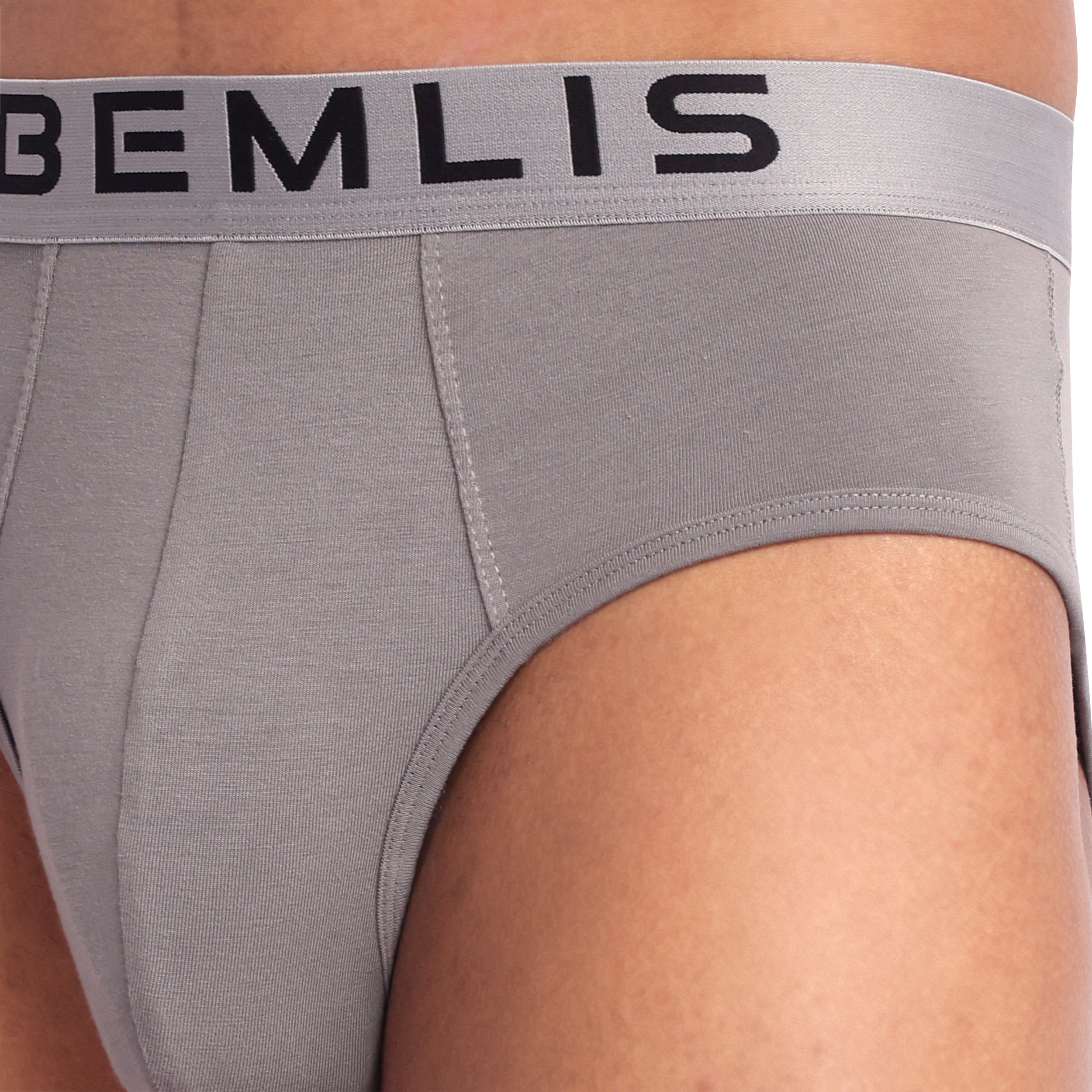 Brief Combo Pack Of 2(Dove Gray + Gun Metal)
