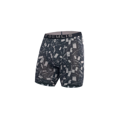 Obsidian Abstract Pro Boxer Brief