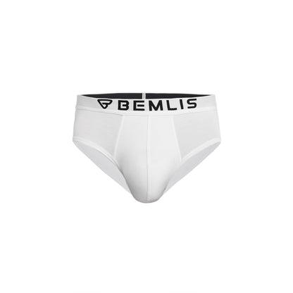 Brief blanco pluma