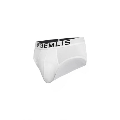 Brief blanco pluma