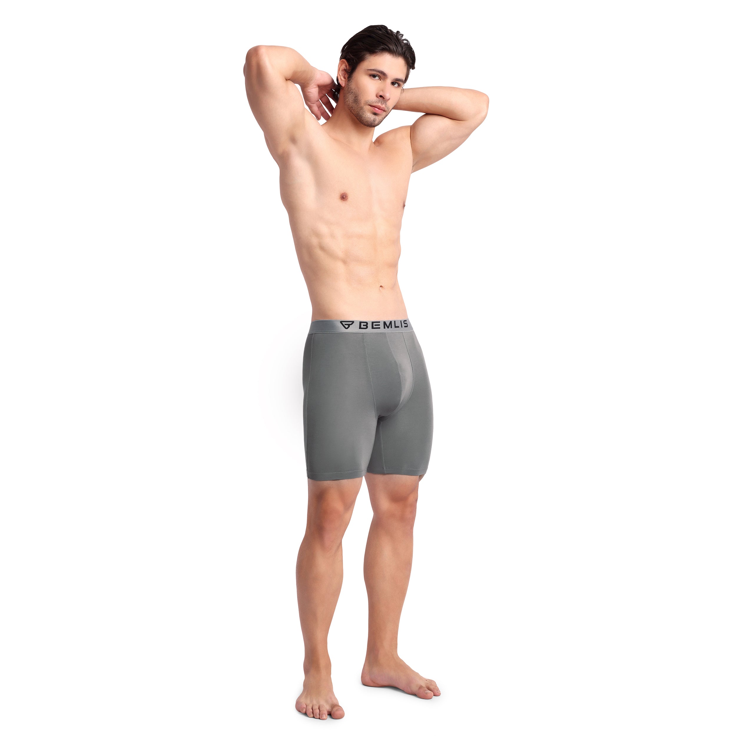 Gun Metal Boxer Brief