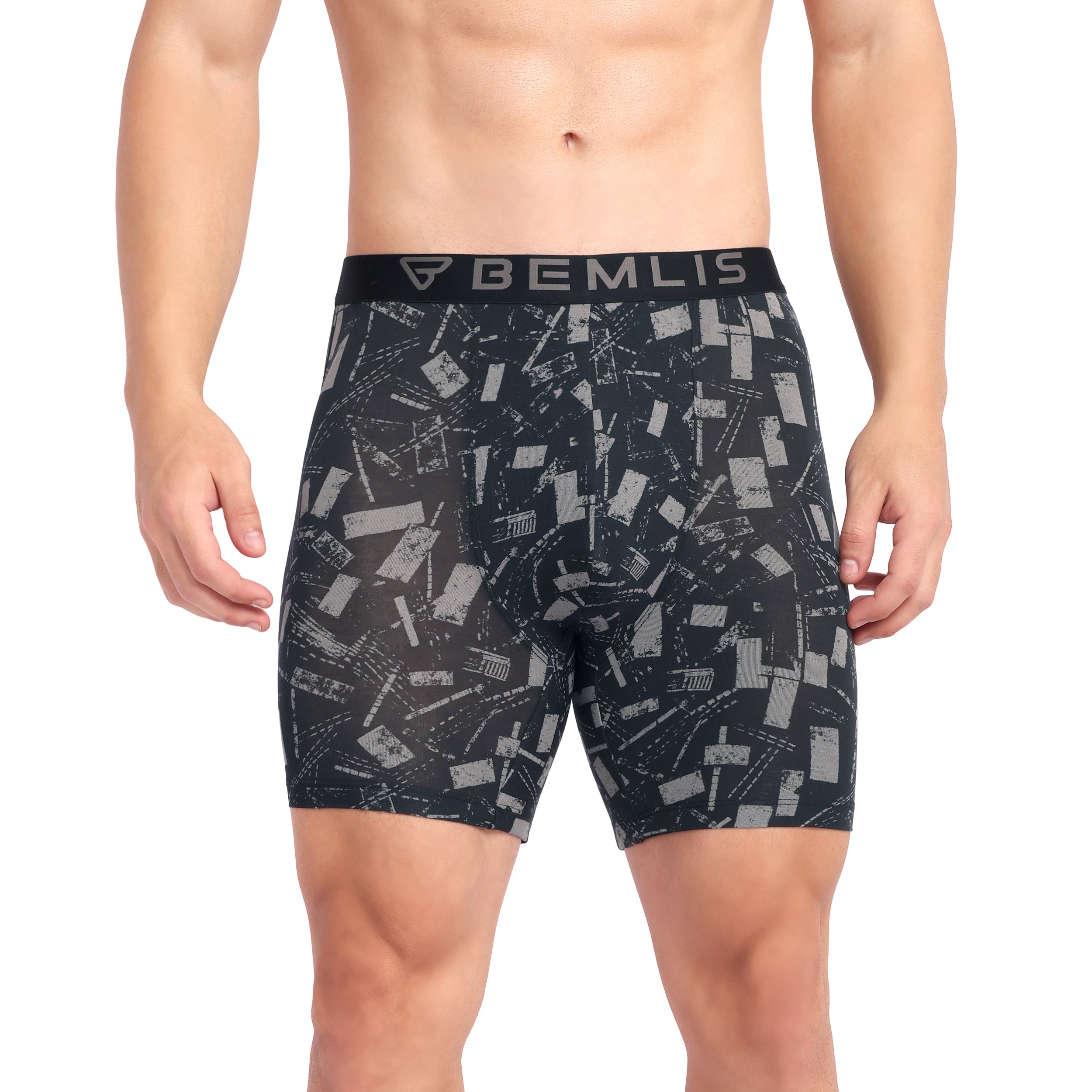 Obsidian Abstract Pro Boxer Brief