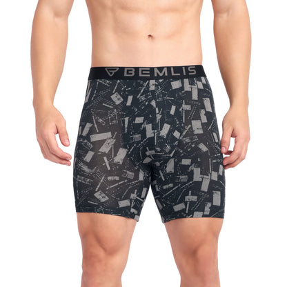 Obsidian Abstract Pro Boxer Brief