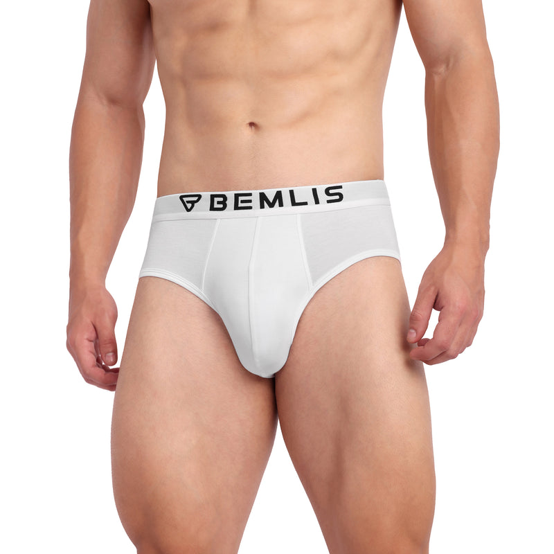 Feather White Brief