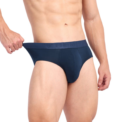 Brief de acero azul marino