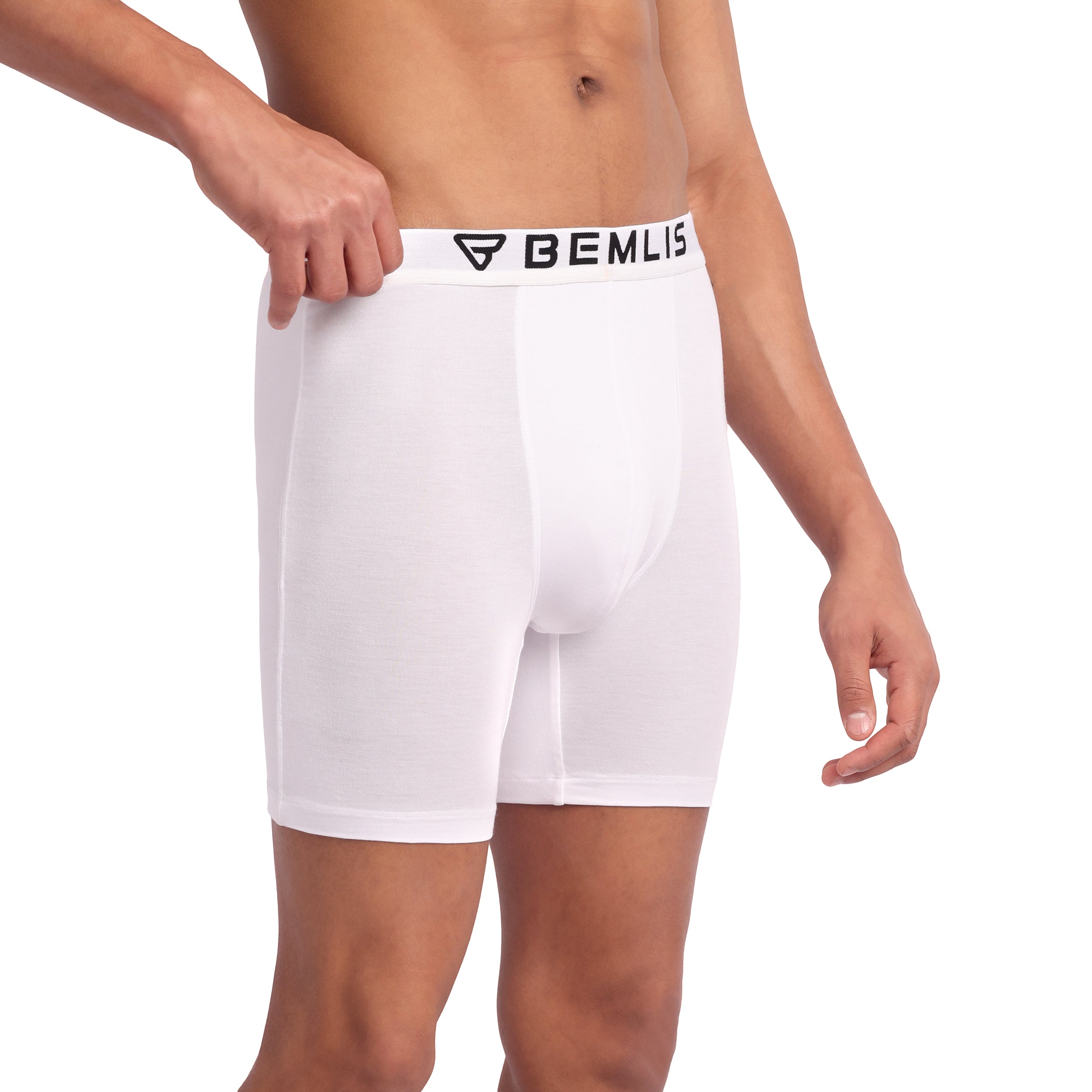 Feather White Boxer Brief