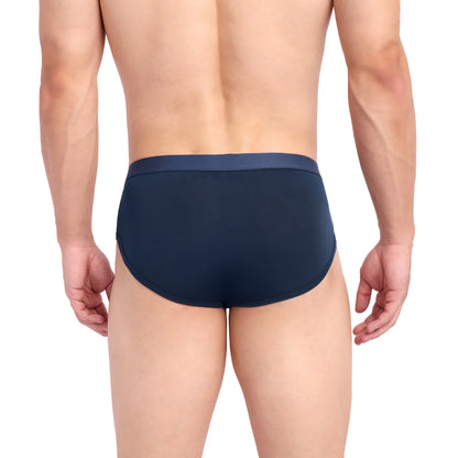 Brief de acero azul marino
