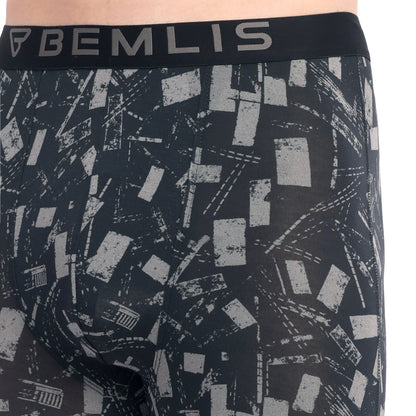 Obsidian Abstract Pro Boxer Brief