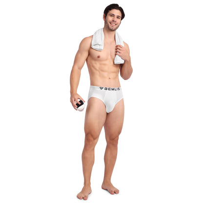 Brief blanco pluma