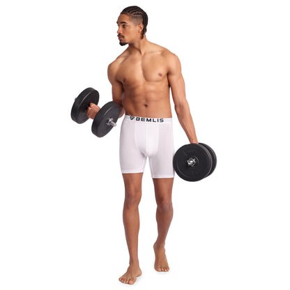 Feather White Boxer Brief
