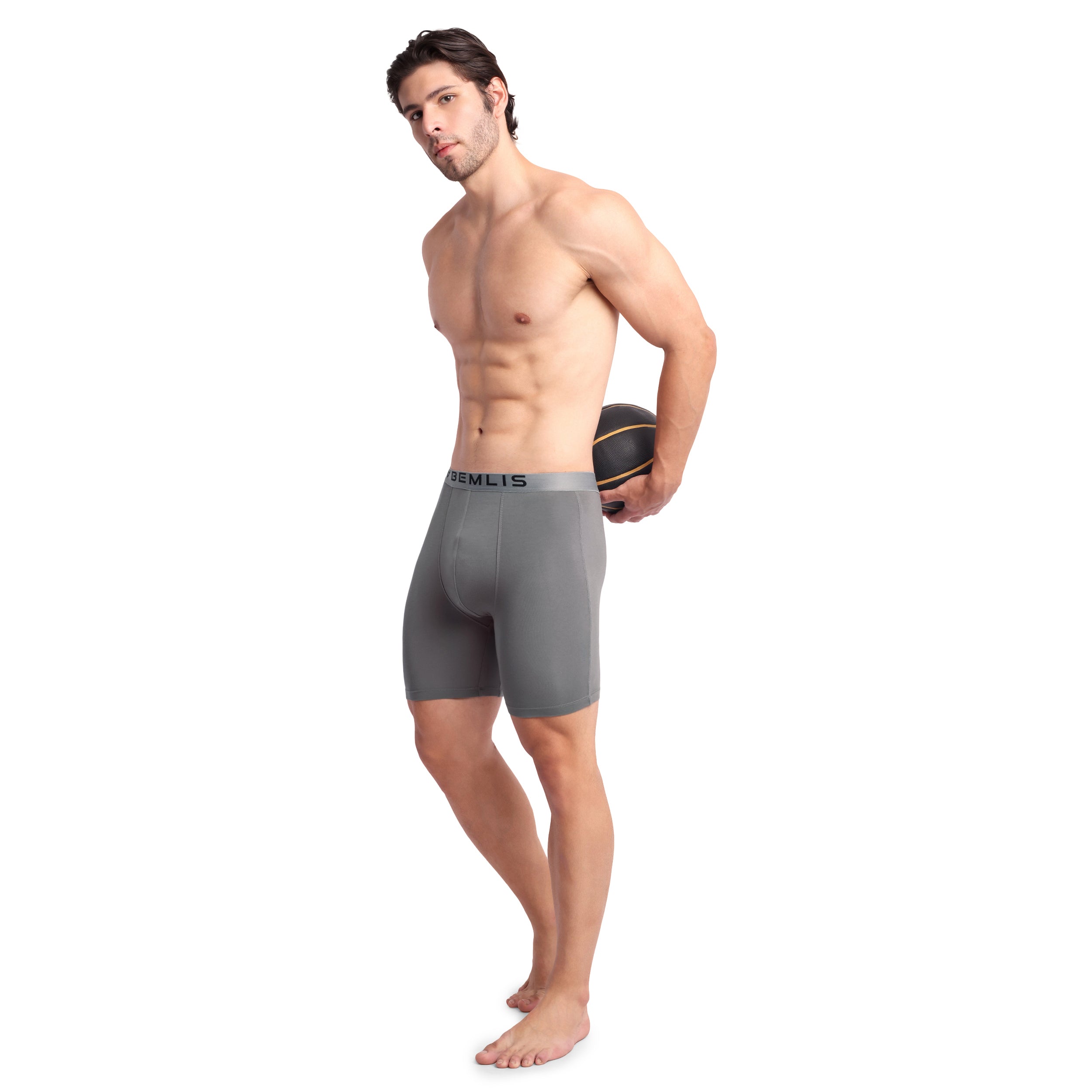 Gun Metal Boxer Brief
