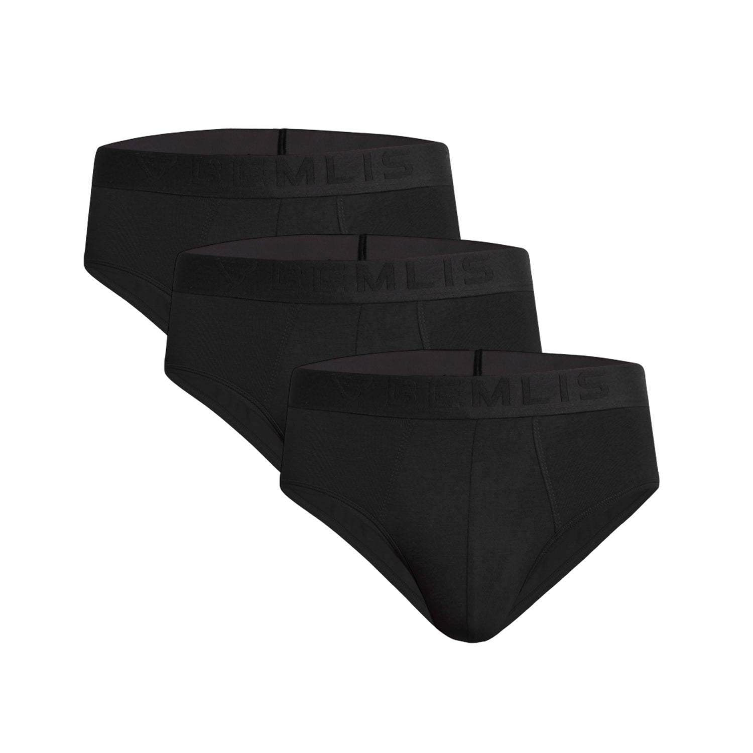 Brief Combo Pack Of 3-BLACK(DM+DM+DM)
