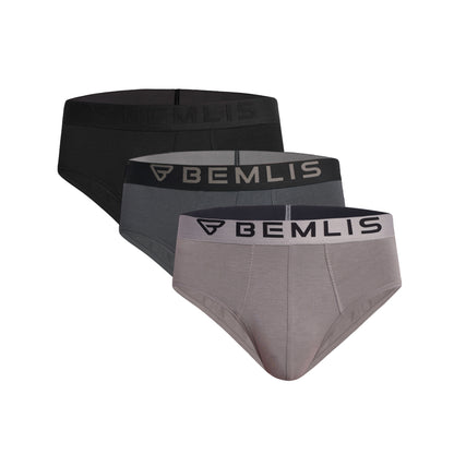 Brief Combo Pack Of 3(DM(Black) + DG + GM)