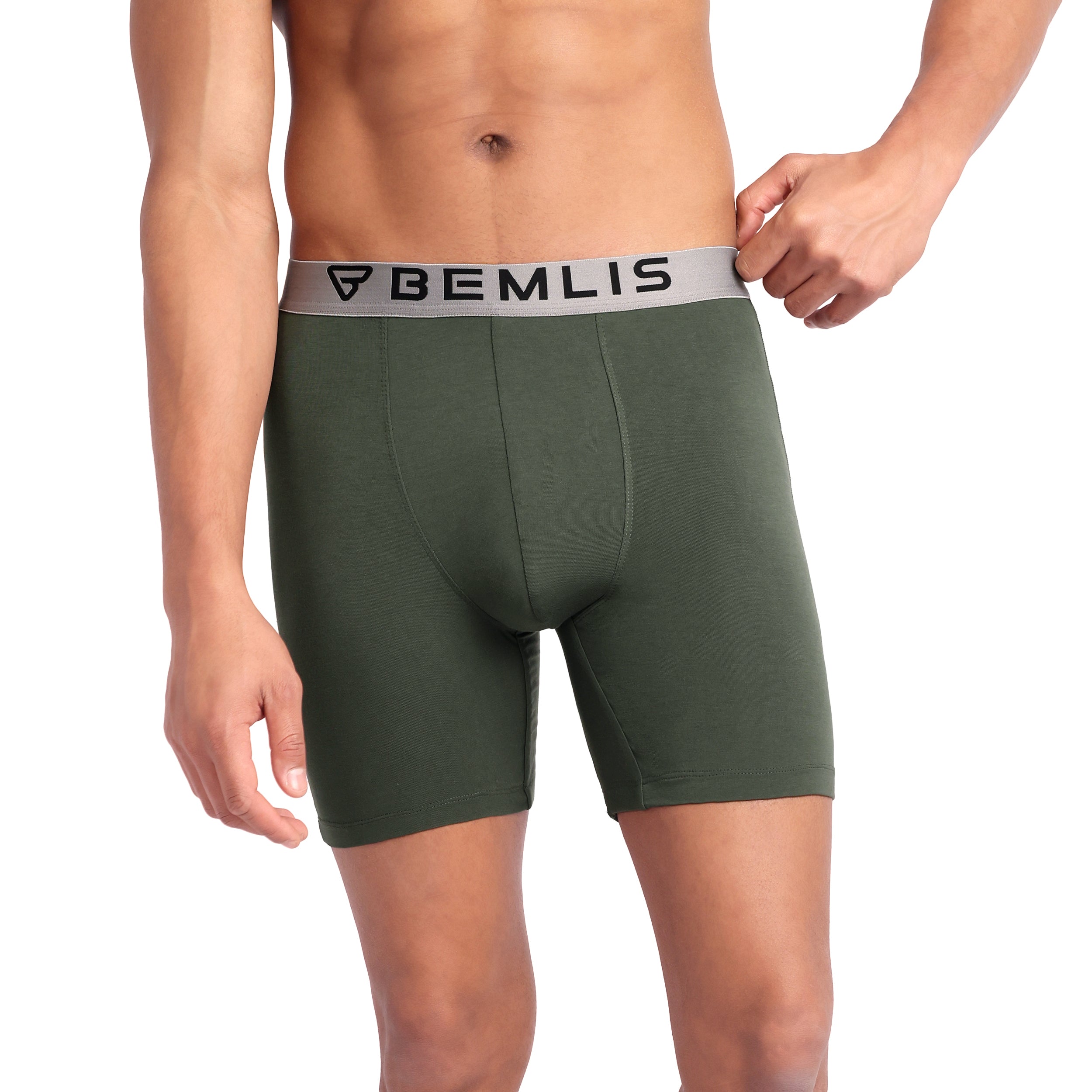 Deep Olive Boxer Brief