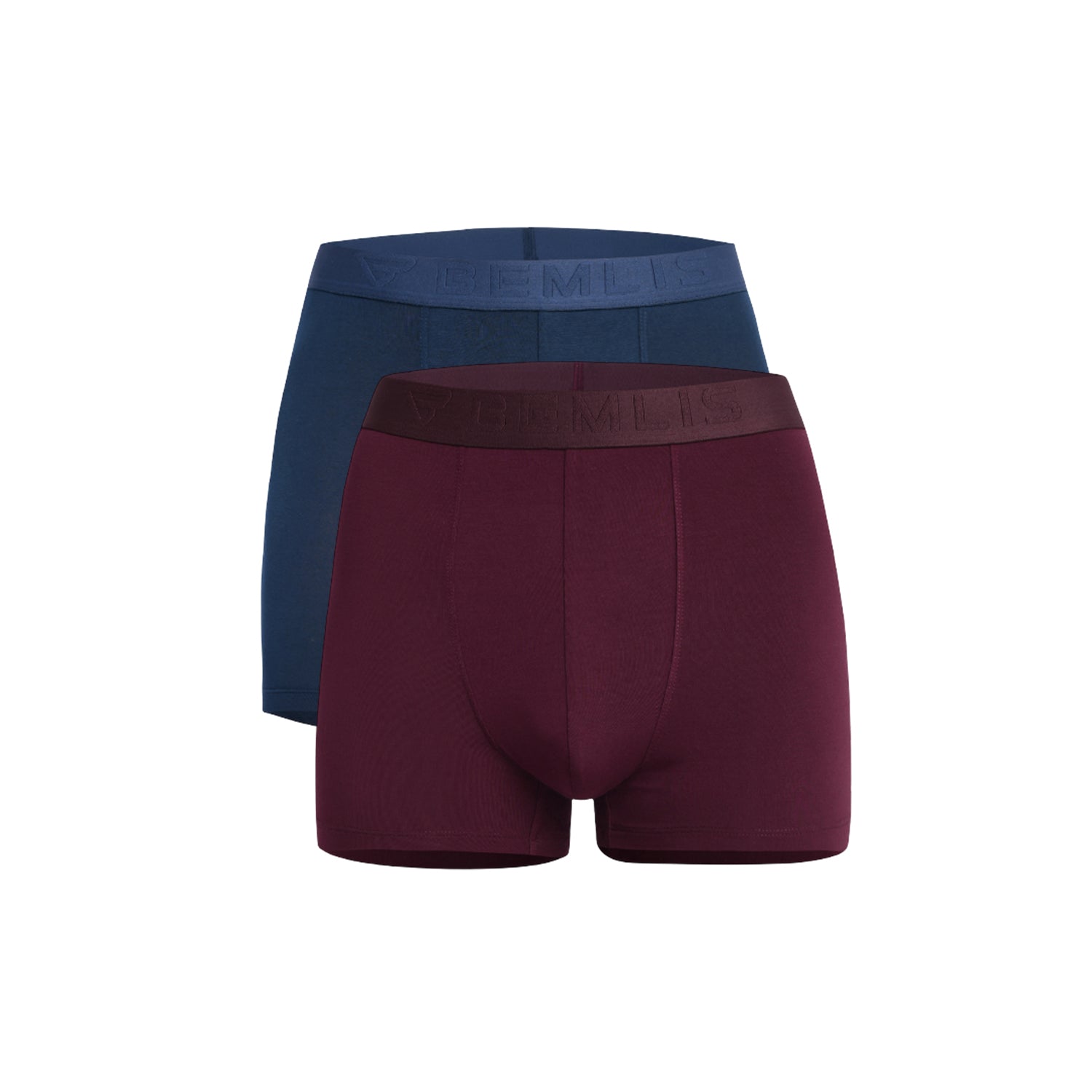 Trunk Combo Pack Of 2(Steel Navy + Wine Red)